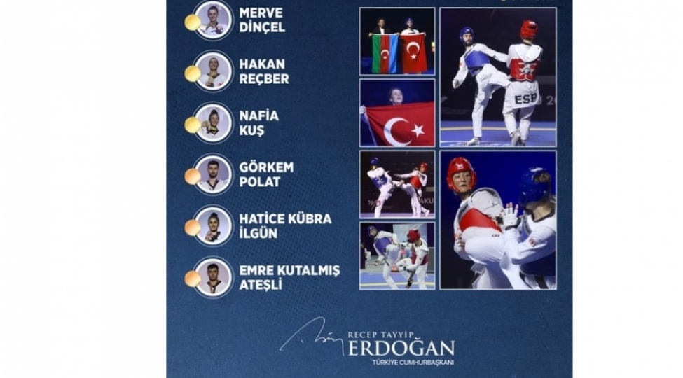 turkiye-prezident-bakida-taekvondo-uzre-dunya-chempionatinda-medal-qazanan-milli-idmanchilari-tebrik-edib