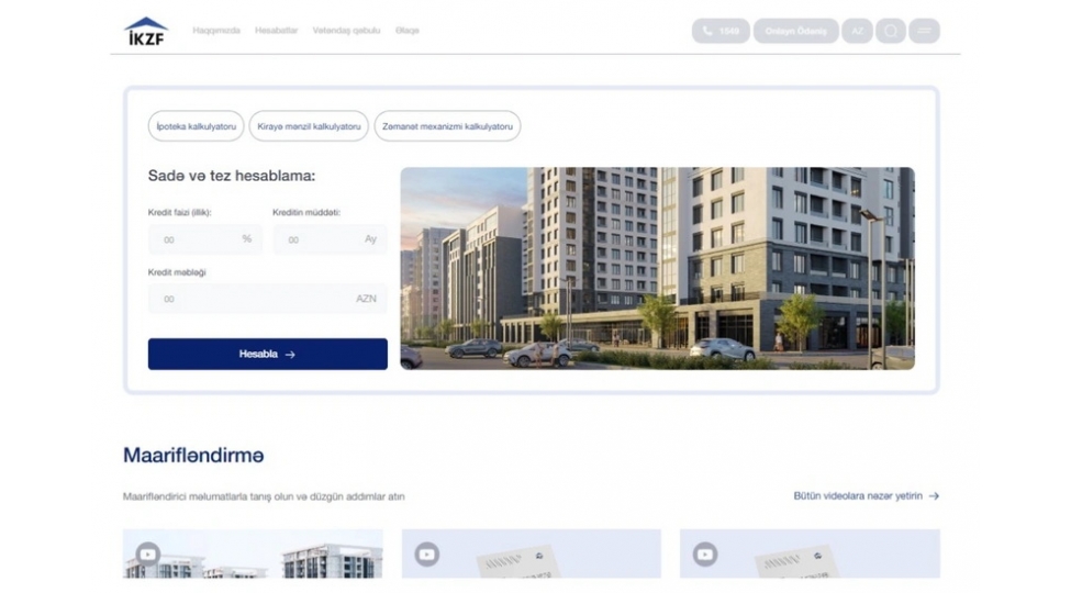 ipoteka-ve-kredit-zemanet-fondunun-internet-sehifesi-yenilenib