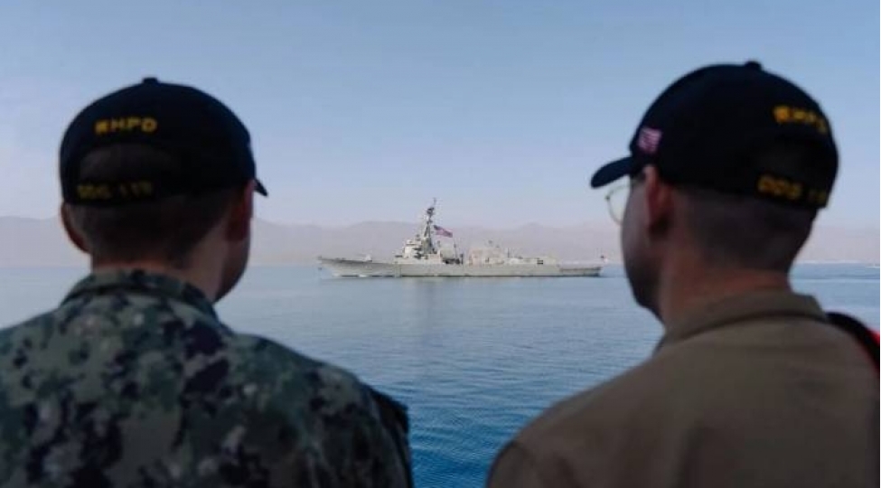 israil-hdq-iranla-gerginlik-fonunda-absh-esminesi-ile-birge-telim-kechirib