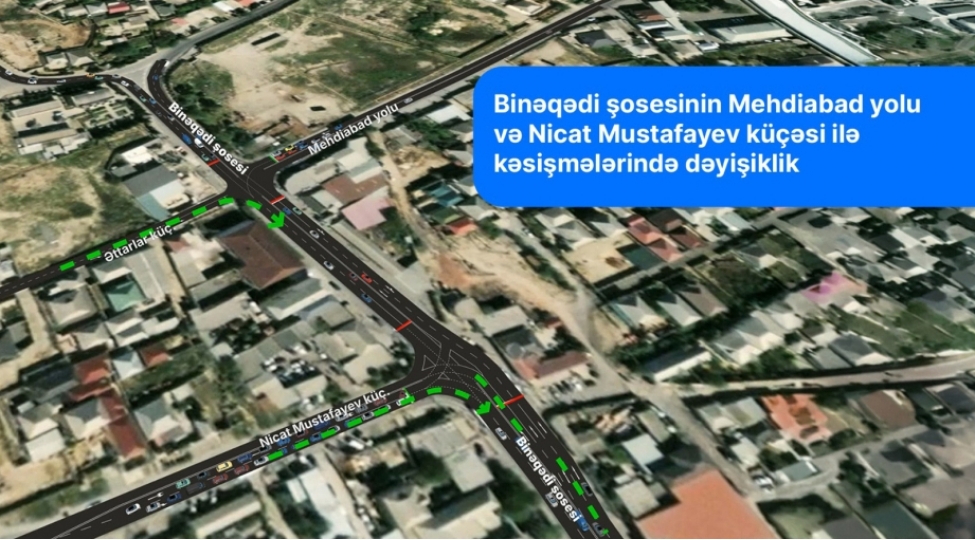 bineqedi-shosesinde-mehdiabad-yolu-ve-nicat-mustafayev-kuchesinde-hereket-deyishir-video