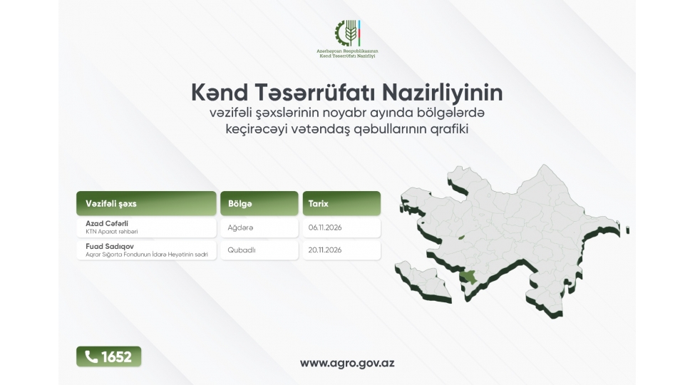 kend-teserrufati-nazirliyinin-vezifeli-shexslerinin-noyabrda-kechireceyi-vetendash-qebullarinin-qrafiki-tesdiqlenib