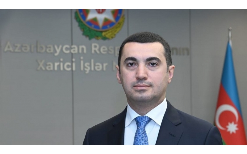 Ayxan Hacızadə Ermənistan XİN-ə cavab verib - "İki sahil"