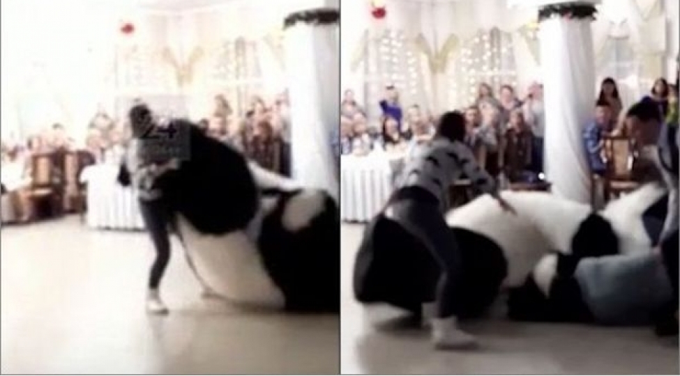 tedbirde-pandaya-hucum-chekib-doymeye-bashladi-video