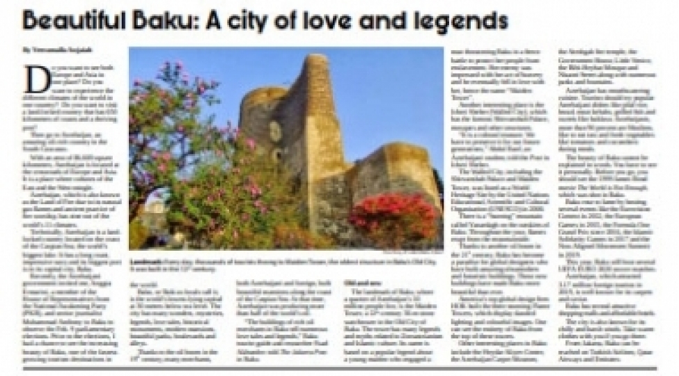 the-jakarta-post-gozel-baki-mehebbetve-efsaneler-sheheri
