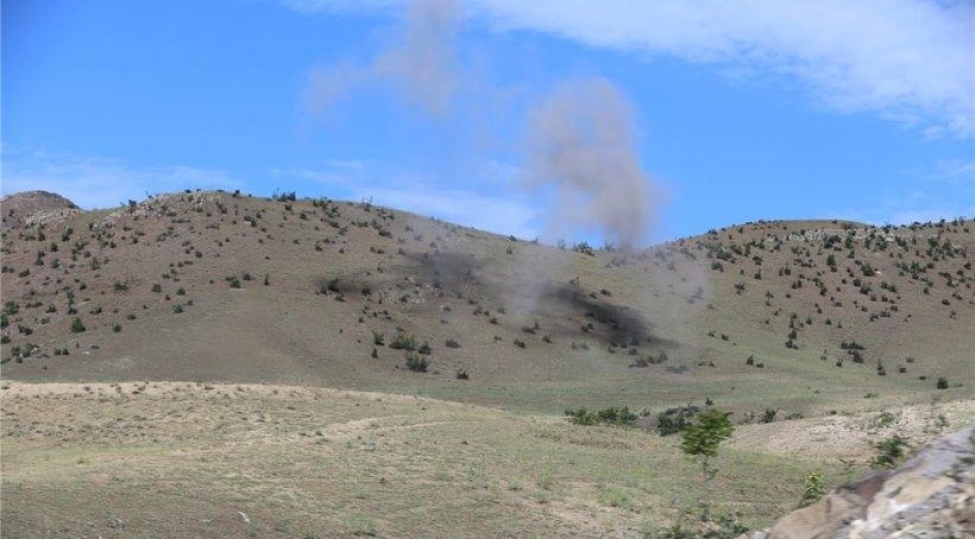 dushmenle-temas-xettinde-gergin-anlar-video