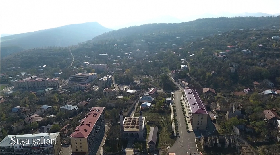 shusha-sheherinin-havadan-videogoruntusu