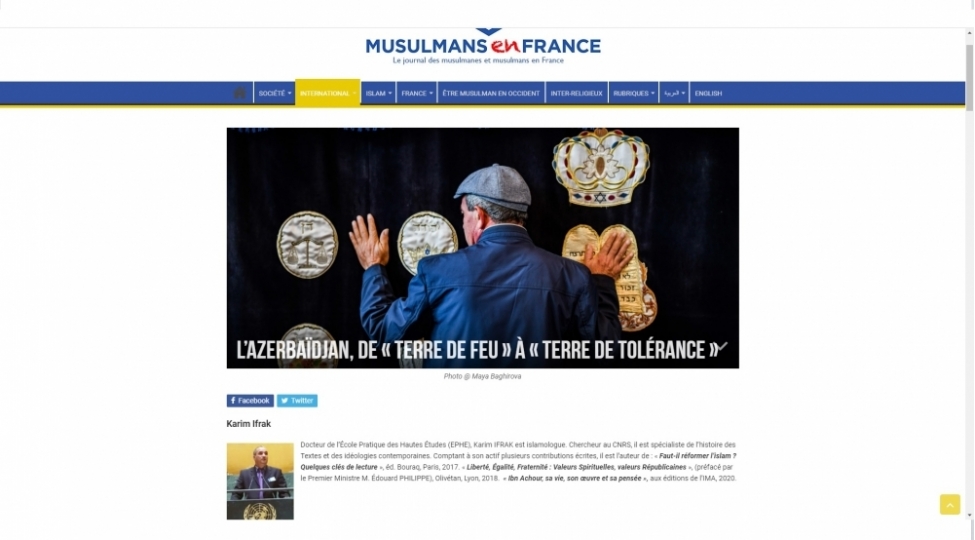 fransa-portalinda-azerbaycan-multikulturalizminden-behs-olunub