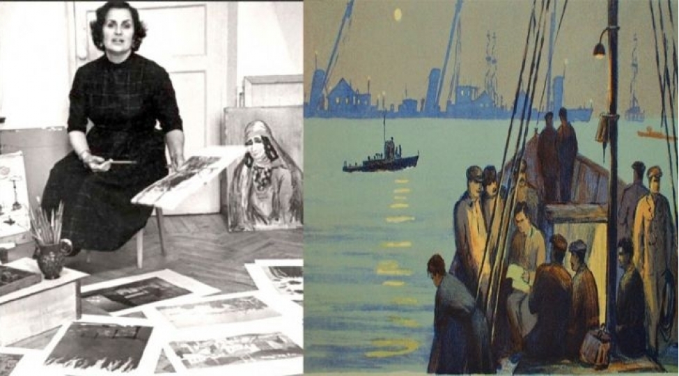 ali-ressam-tehsili-almish-ilk-qadin-maral-rehmanzadenin-neft-movzusunda-eserler-silsilesi-var-video