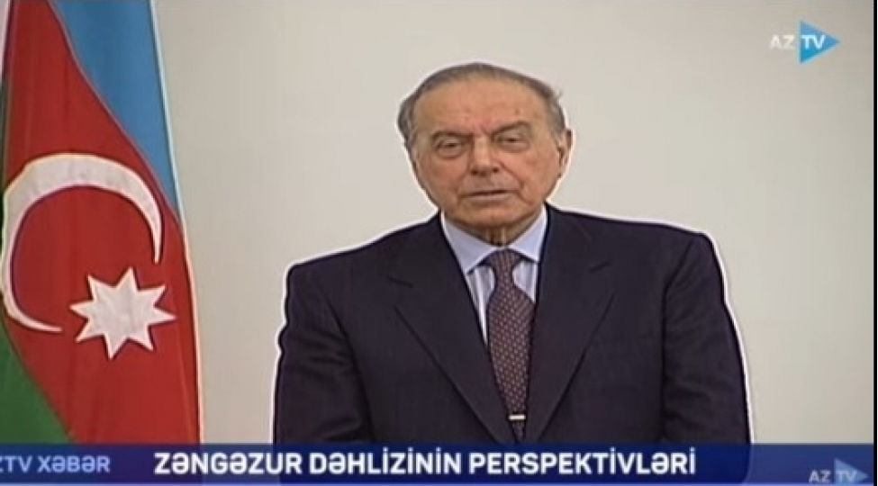 ulu-onder-heyder-eliyevin-zengezur-dehlizi-ile-bagli-chixishi-video