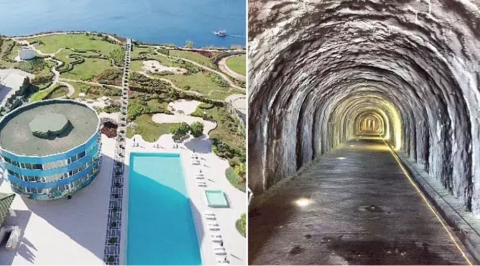 5 ulduzlu oteldən çimərliyə tunel: 