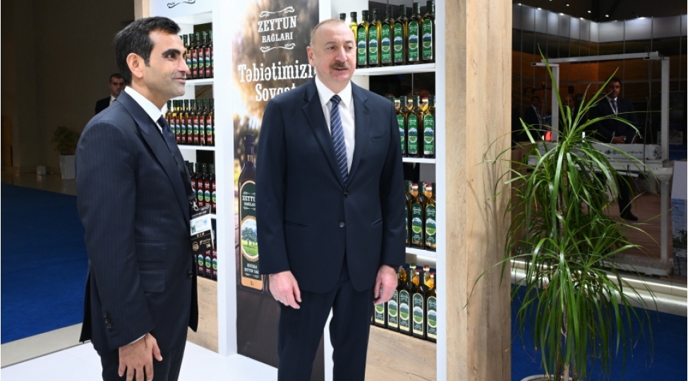 Prezident İlham Əliyev “InterFood Azerbaijan” və “Caspian Agro” sərgiləri ilə tanış olub -