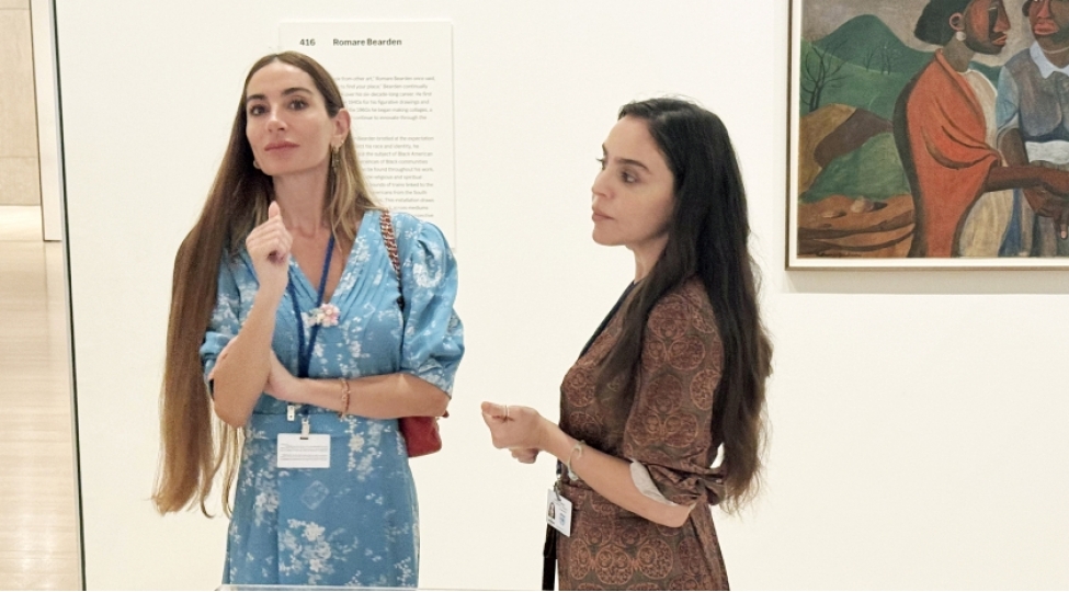 idea-ictimai-birliyinin-tesischisi-ve-rehberi-leyla-eliyeva-ve-arzu-eliyeva-nyu-yorkdaki-muasir-incesenet-muzeyinde-olublar