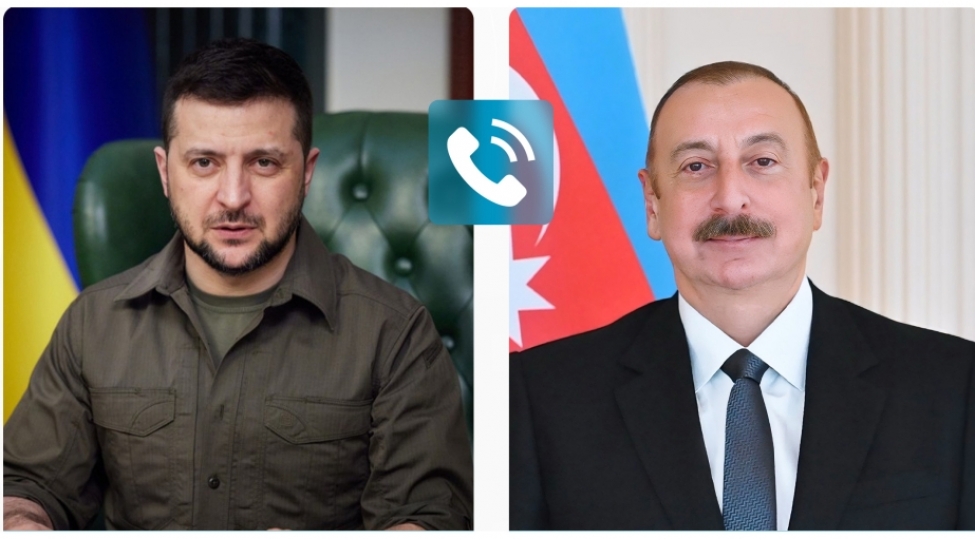 Prezident İlham Əliyev və Ukrayna Prezidenti Volodimir Zelenski arasında telefon danışığı olub
