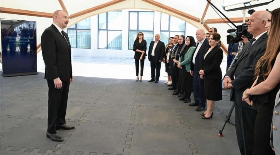 Prezident İlham Əliyev və birinci xanım Mehriban Əliyeva Cəbrayıl rayonuna səfər ediblər - 