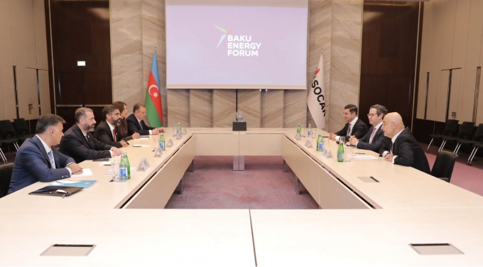 SOCAR-ın prezidenti “Apollo Global Management, Inc.” şirkətinin idarəedici direktoru ilə görüşüb