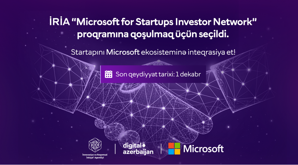 iria-microsoft-for-startups-investor-network-beynelxalq-proqramina-qoshulub