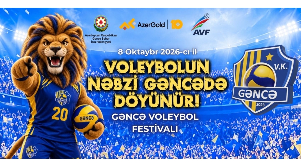 gencede-ilk-defe-voleybol-festivali-kechirilecek
